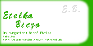 etelka biczo business card